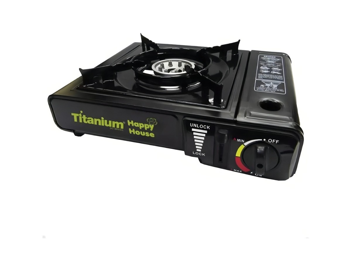 Fogareiro Camping Cooktop Portátil Gás Automático